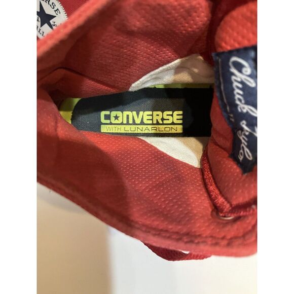 Red Converse Chuck Taylor II  All Star HiTop Unisex Big Kid/Ladies Shoes SZ 7-E8 - Picture 6 of 8